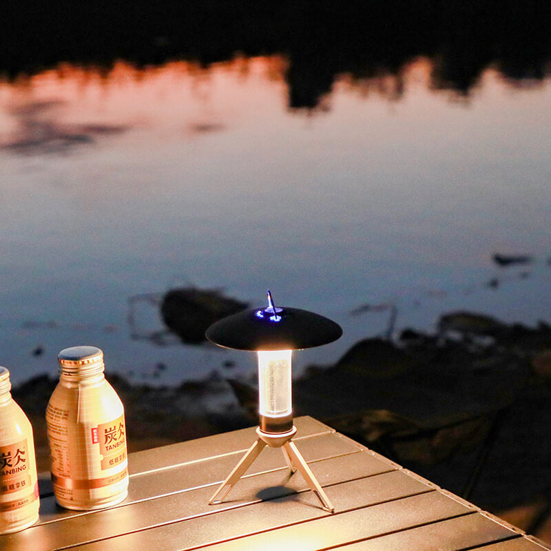 Lumière extérieure LED sur trépied en ABS pour camping, Simplicité moderne 