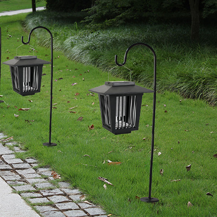 Modern Simplicity Solar Waterproof Cylinder Square ABS LED Anti-Mosquito Landscape Lighting Outdoor Light For Garden