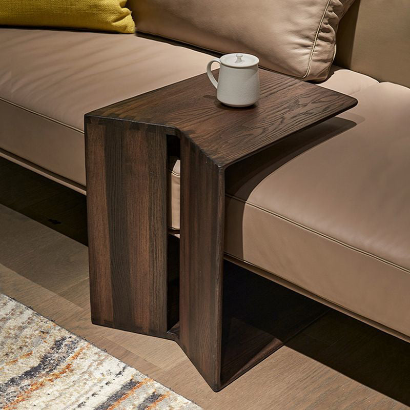 Moderner minimalistischer rechteckiger Holztisch für das Wohnzimmer 