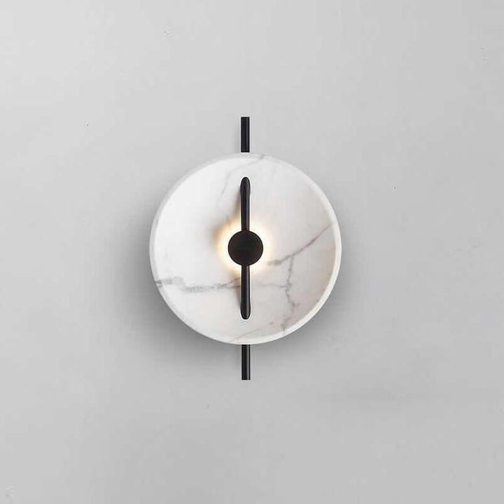 Aplique de pared LED de hierro y mármol redondo minimalista moderno escandinavo 