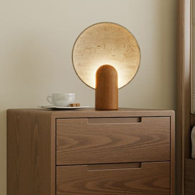 Table de nuit carrée en bois de caoutchouc moderne avec 1/2 tiroir pour chevet 