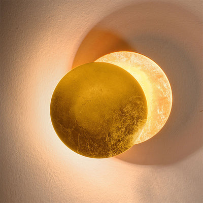 Modern Simplicity Alloy Round LED Wall Sconce Lamp For Bedroom