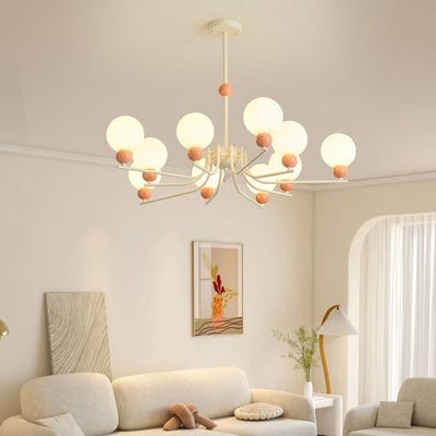 Modern Simplicity Hardware Magic Beans 5/10-Light Chandelier For Living Room