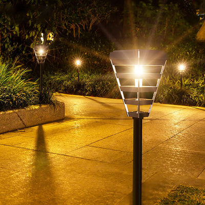 Solar PC Decorative Square LED Outdoor Ground Plug Light