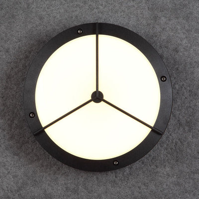 Moderne unbedeutende wasserdichte Aluminium-Acrylkreis-runde LED-Außenwandleuchte für den Garten 