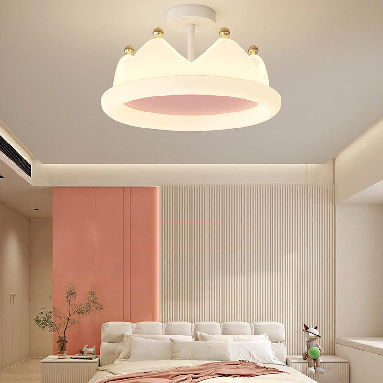 ضوء السقف المثبت شبه المتدلي LED PE الحديدي للأطفال الإبداعيين المعاصرين لغرفة النوم 