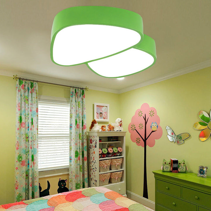 Lustre Plafonnier LED Champignon en Fer et Acrylique Art Déco Moderne pour Chambre d&