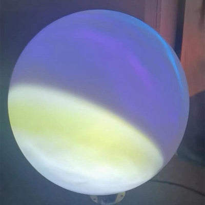 ضوء LED خارجي مقاوم للماء على شكل كرة PE للإضاءة الحديثة والإبداعية للحديقة 