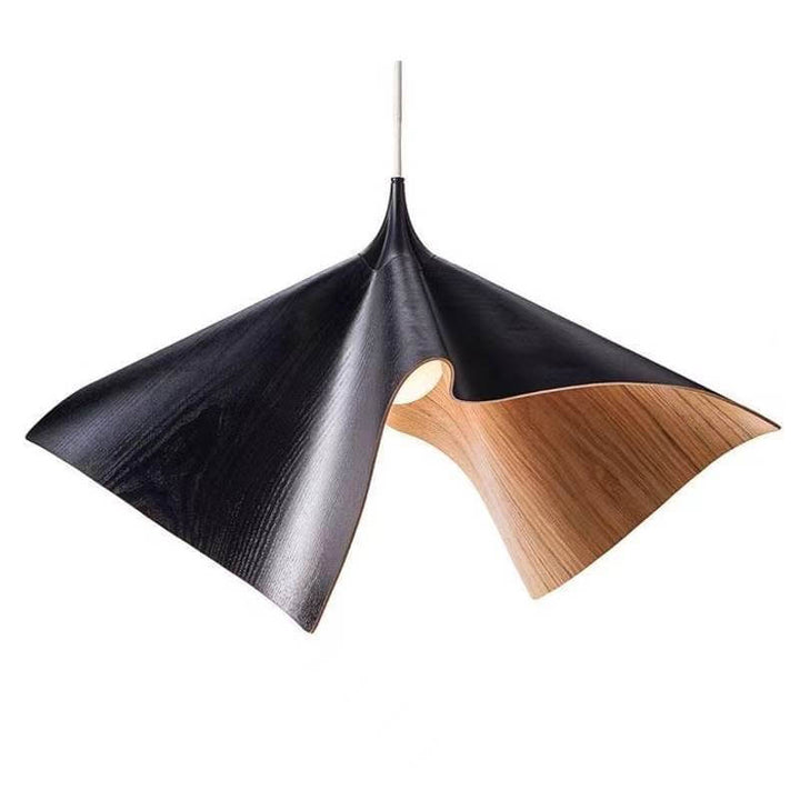 Lámpara colgante de 1 luz con pantalla de resina creativa nórdica 