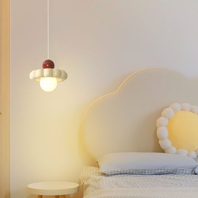 Moderno Minimalista Disco Esfera Aluminio Resina PE 1/3 Luz Colgante Para Dormitorio 