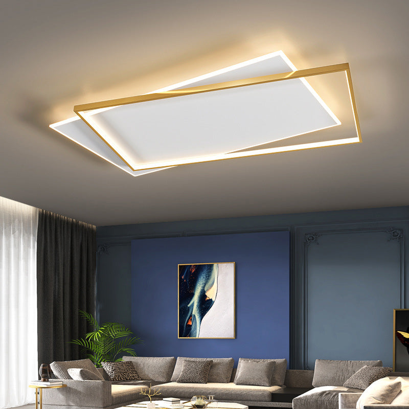 Moderne Einfachheit Kreis Dreieck Quadrat Rechteckig Eisen LED Unterputz Beleuchtung Für Wohnzimmer 