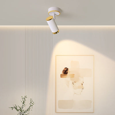Moderne minimalistische Aluminium Eisen Spotlight LED Semi-Flush Mount Deckenleuchte für Flur