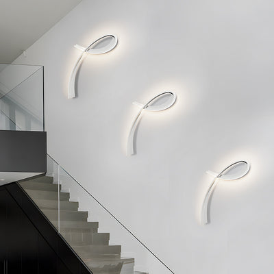 Zeitgenössische kreative Eisen Aluminium LED Wandleuchte Lampe für Wohnzimmer 