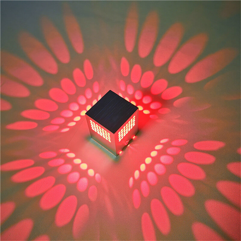 Modern Creative Square Cube Aluminum LED Wall Sconce Lamp