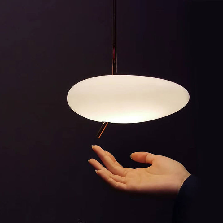 Zeitgenössische nordische Eisenkiesel-LED-Pendelleuchte für Schlafzimmer