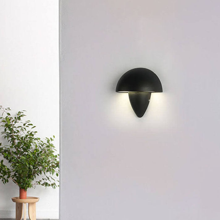 Moderne einfache wasserdichte Aluminium-Pilz-LED-Außenwandleuchte 