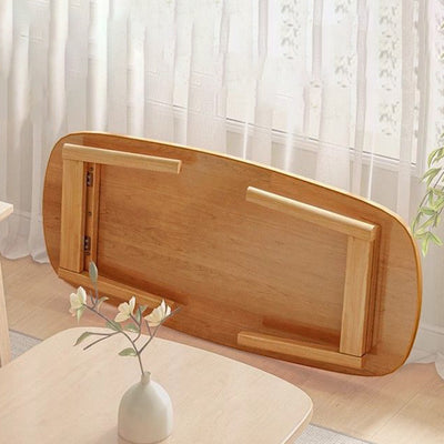 Modern Minimalist Rectangular Medium Density Fiberboard Solid Wood Coffee Table 1-Tier For Living Room