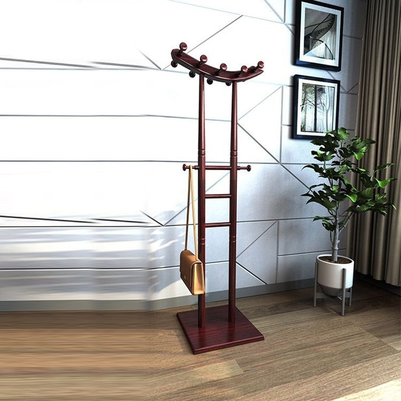 Modern Minimalist Boat-Shaped Hook Solid Wood Display Rack For Living Room