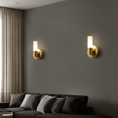 Minimalist Light Luxury Acrylic Metal 1-Light Wall Sconce Lamp