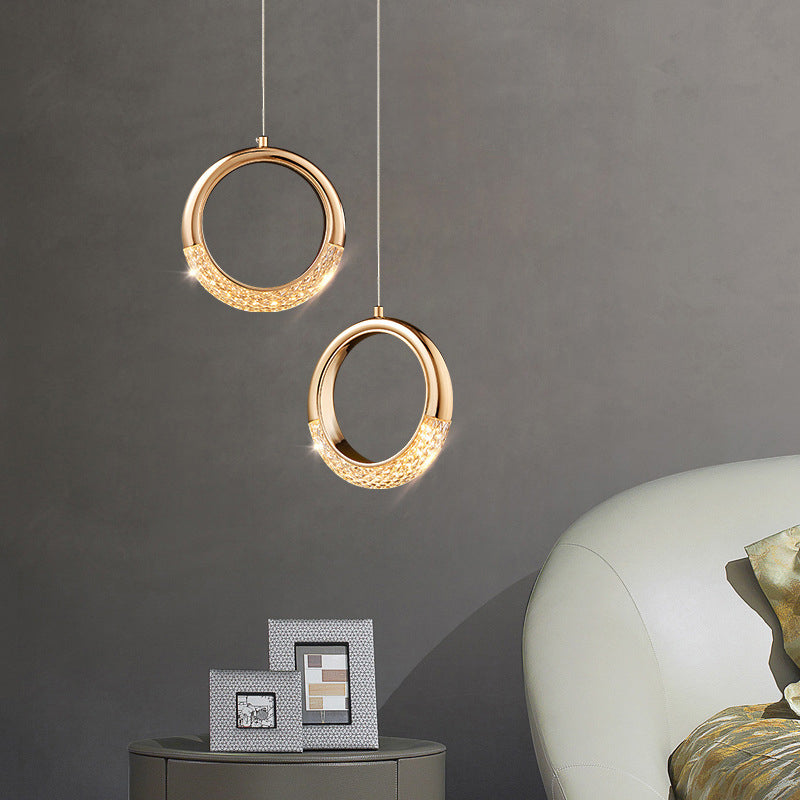 Moderne Acryl Geometrische Kreis 1-Licht LED Pendelleuchte 