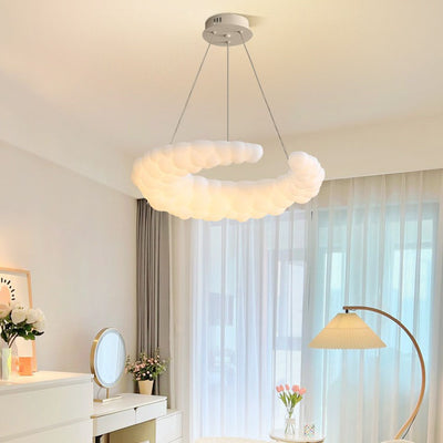 Lámpara colgante LED de hierro minimalista moderna para dormitorio 