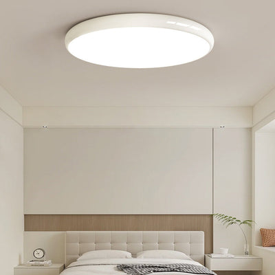Plafonnier LED moderne minimaliste en acrylique rond avec abat-jour pour chambre 