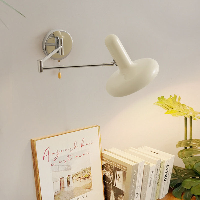 Moderne Einfachheit Schmiedeeisen Disc 1-Licht Wandleuchte Lampe für Wohnzimmer 