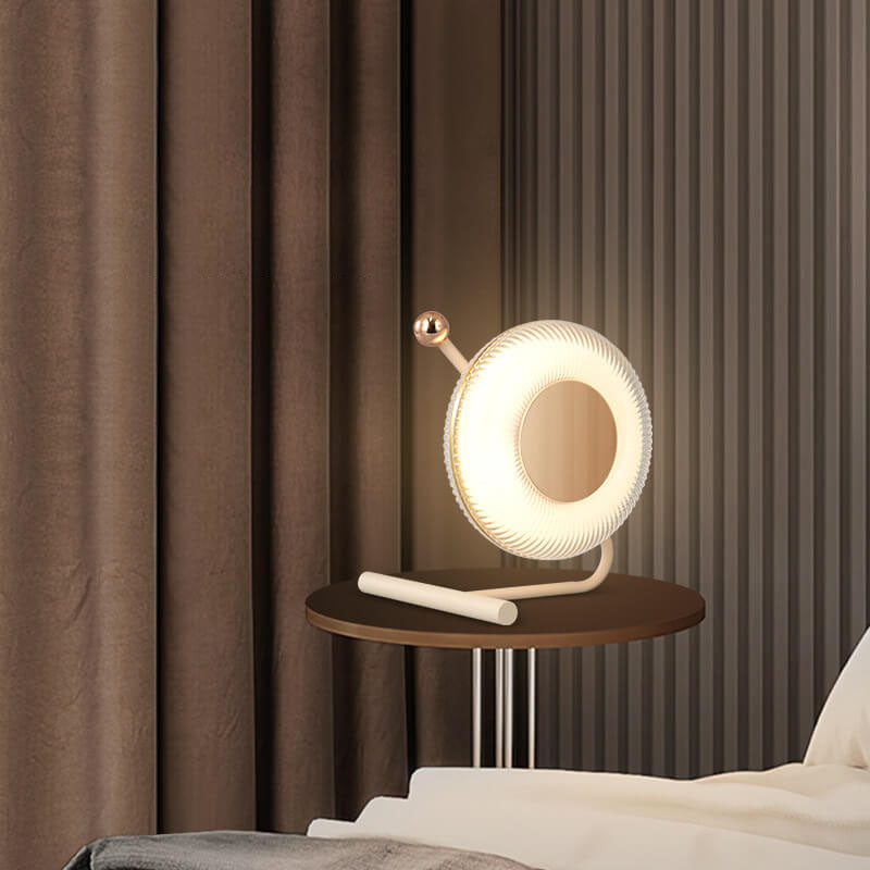Nordic Light Luxury Round Acrylic LED Decorative Table Lamp