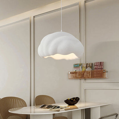 Lampe Suspendue Moderne Minimaliste Ronde en Polyéthylène Haute Densité à 1 Lumière Pour Chambre 
