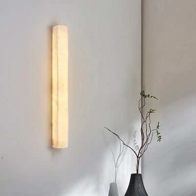Moderne minimalistische Streifen Kupfer Marmor LED Wandleuchte Lampe für Wohnzimmer 
