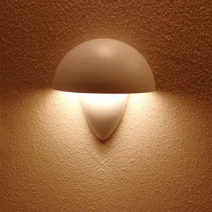 Moderne einfache wasserdichte Aluminium-Pilz-LED-Außenwandleuchte 