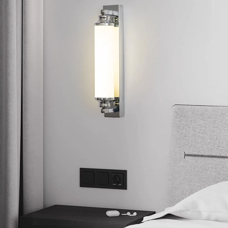 Nordic Minimalistischer elektroplattierter Eisen-Zylinder LED-Wandleuchte 