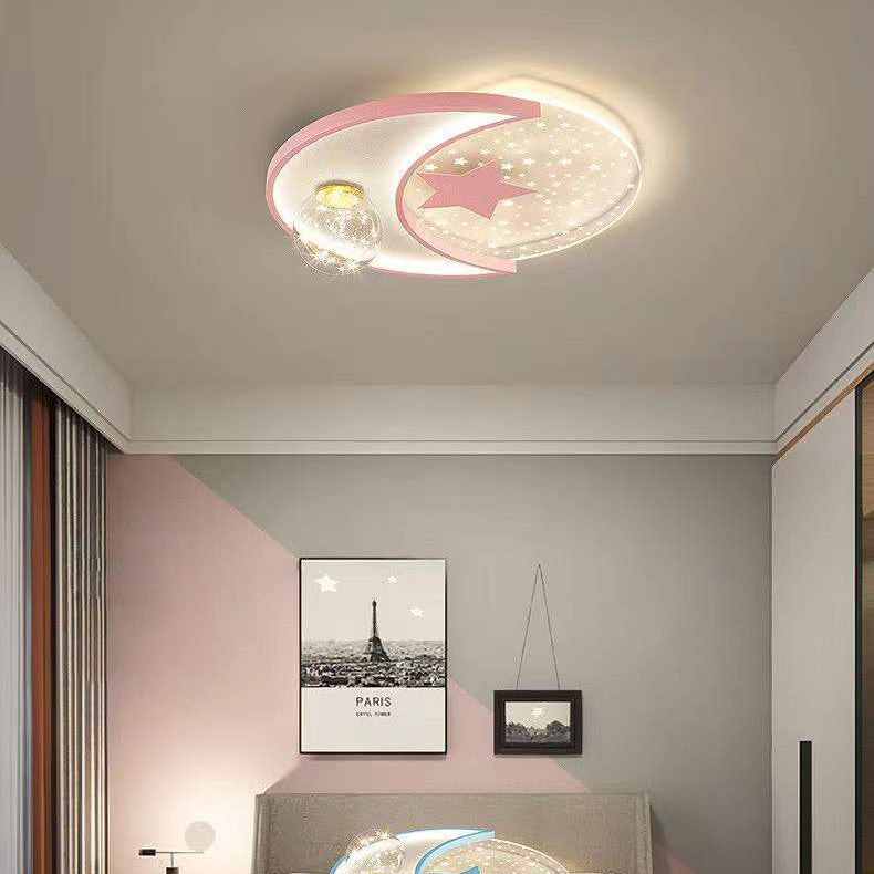 Zeitgenössische kreative Acryl Sternenhimmel LED Unterputz Deckenleuchte für Wohnzimmer 