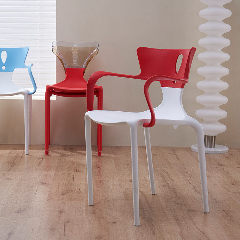 Chaise de salle à manger contemporaine scandinave PP carré point d&