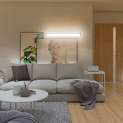 Moderne Einfachheit Lange Zylinder Aluminium Acryl LED Wand Leuchte Lampe Für Wohnzimmer 