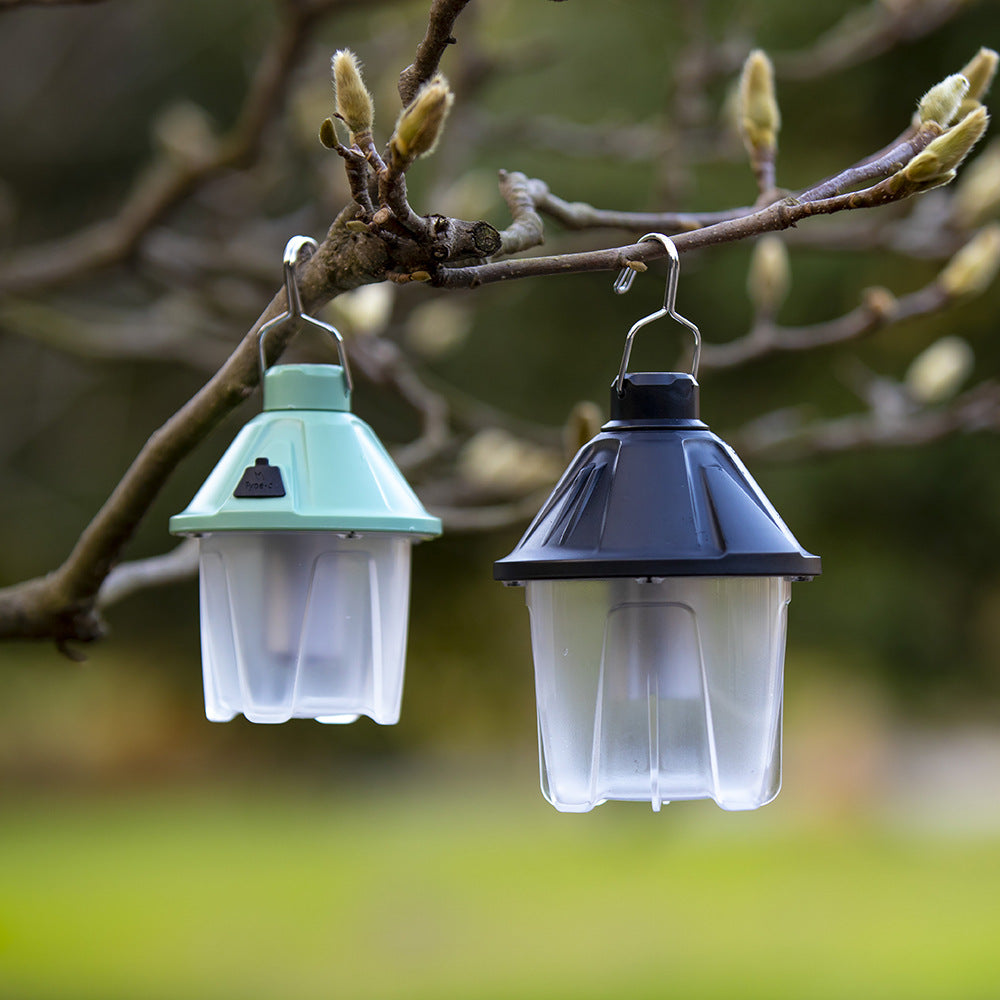 Lumière de camping portable LED en plastique en forme de cône de pin étanche pour l&