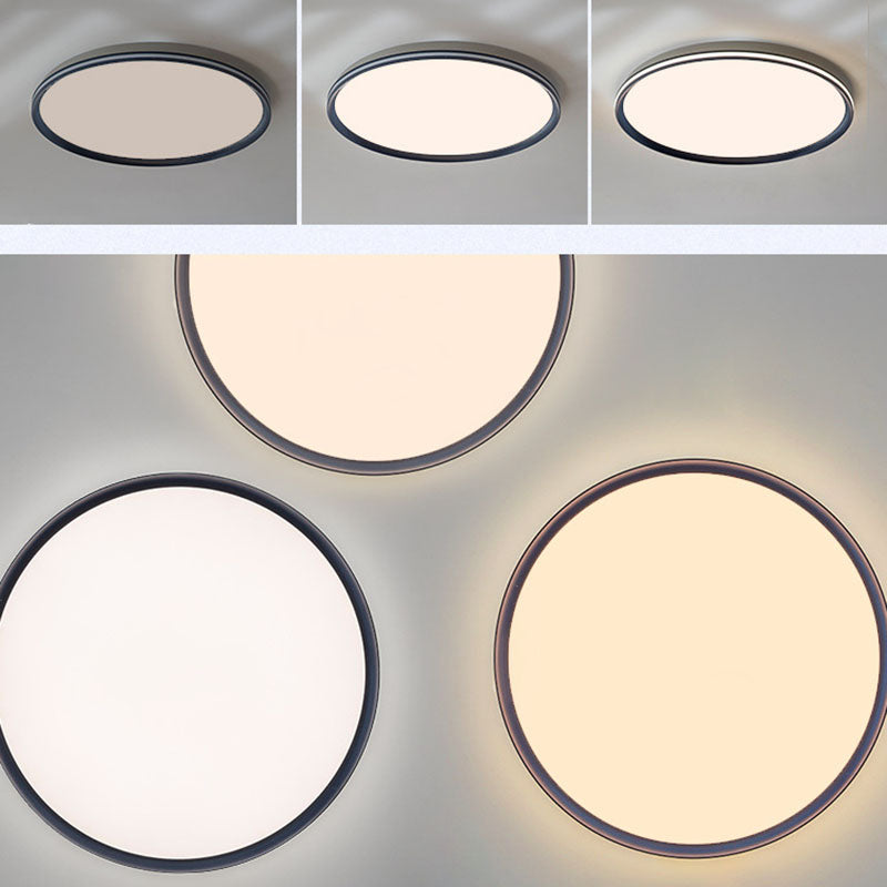 Luz de techo empotrada LED redonda acrílica moderna minimalista para dormitorio 