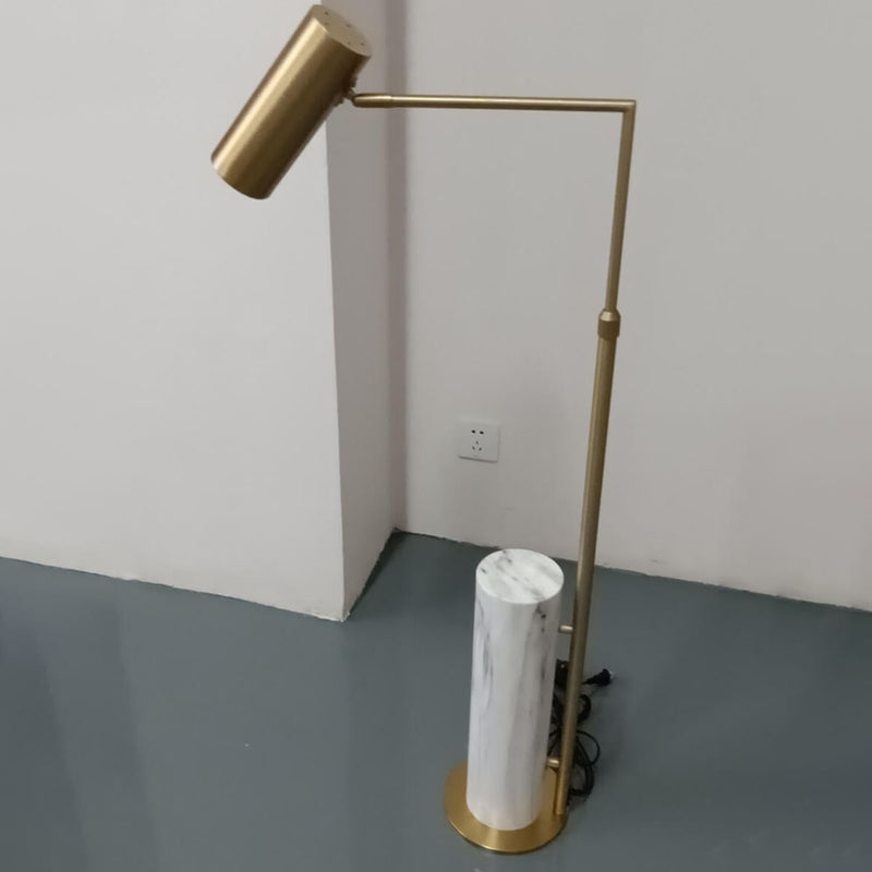 Nordic Minimalist Foldable Iron Stone LED Standing Floor Lamp