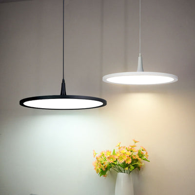 Modern Minimalist Aluminum Round Shape LED Pendant Light For Dining Room