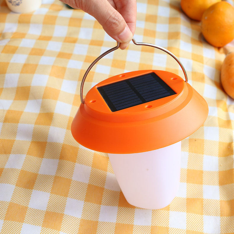 Lumière Paysagère Extérieure LED de Camping Portable en ABS PC en Forme de Champignon Étanche à l&