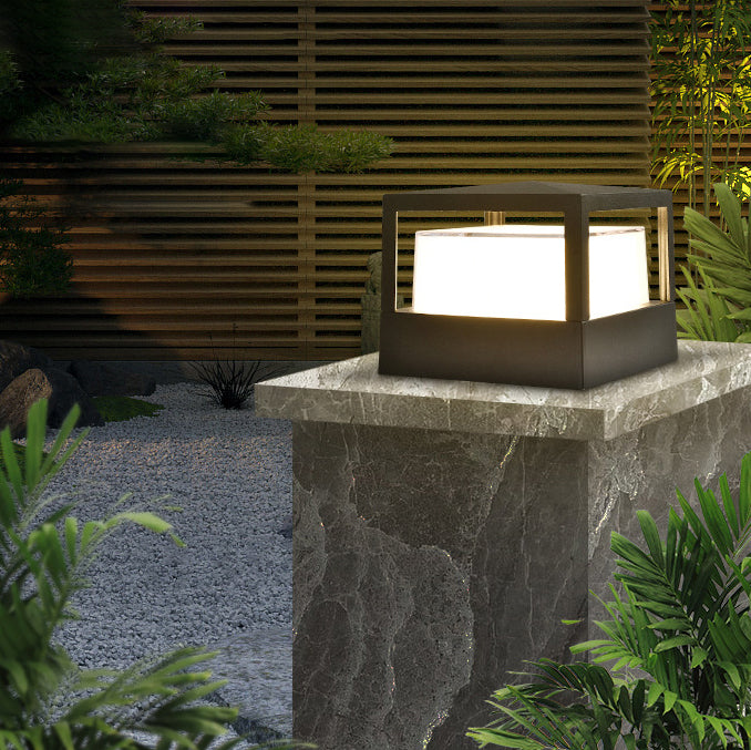 Industrielle wasserdichte Aluminiumzylinder LED Außenrasen Landschaftsleuchte 