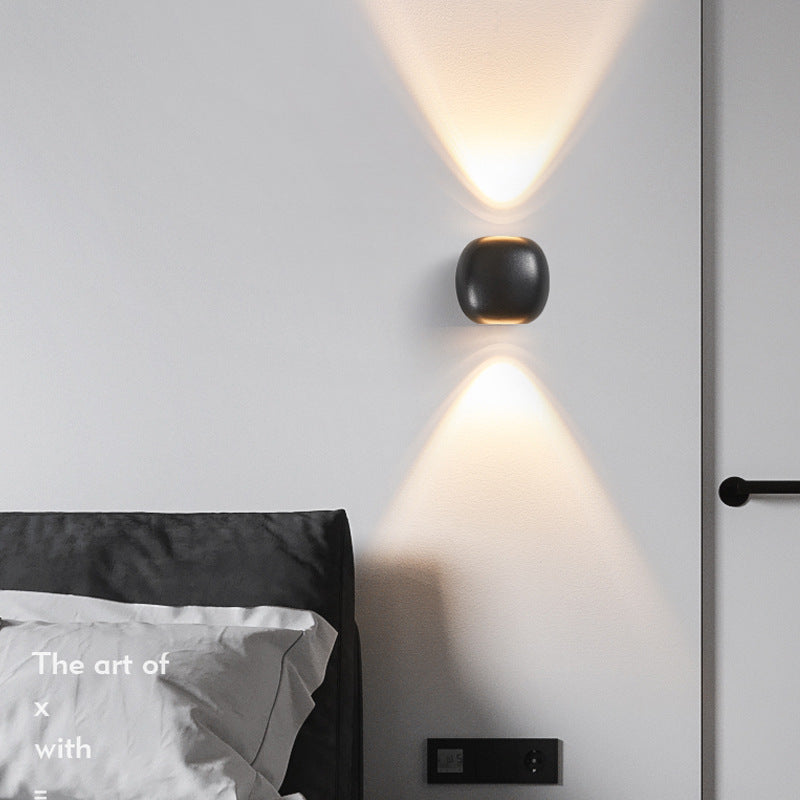Modern Simplicity Aluminum Spherical LED Wall Sconce Lamp For Hallway