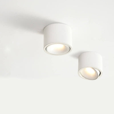 Moderner minimalistischer runder Strahler, verstellbare LED-Deckenleuchte 