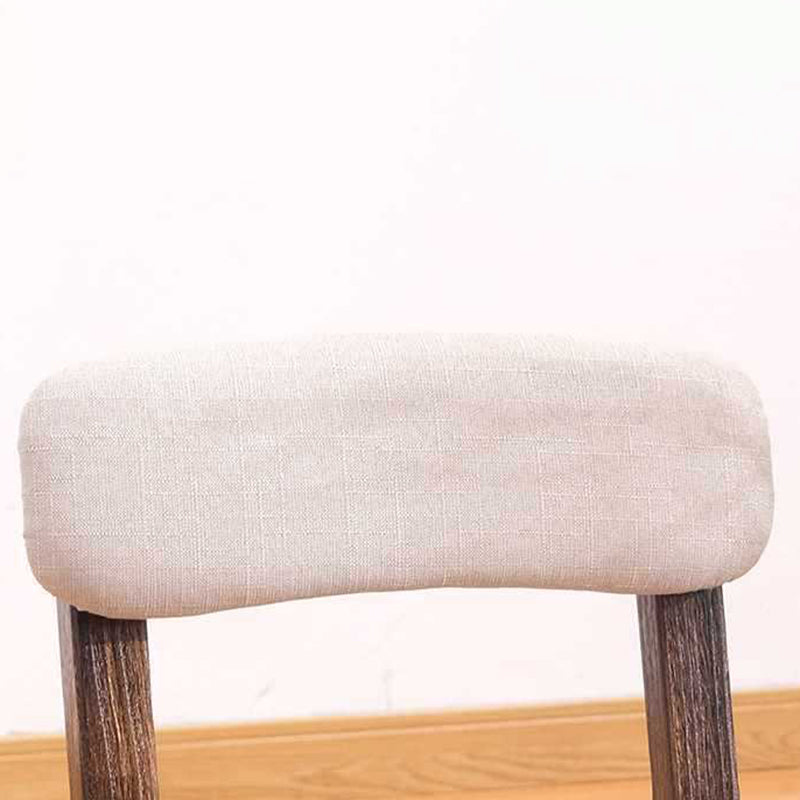Traditioneller japanischer quadratischer Paulownia-Holz-Baumwoll-Leinenstuhl Tatami-Rückenlehne für den Unterhaltungsraum 