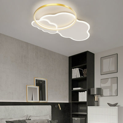 Luz de techo LED de montaje empotrado con pantalla de acrílico y aluminio en diseño minimalista moderno para dormitorio 
