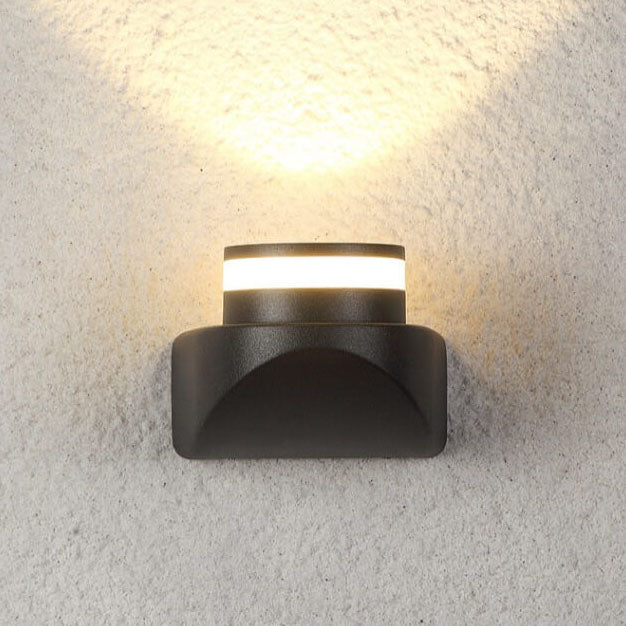 Aplique de pared con foco LED impermeable para exteriores industrial europeo 