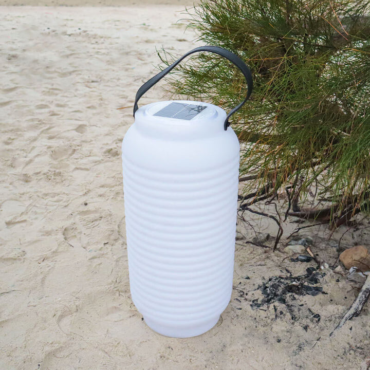 Faroles decorativos impermeables solares PE Camping portátil LED luz exterior 
