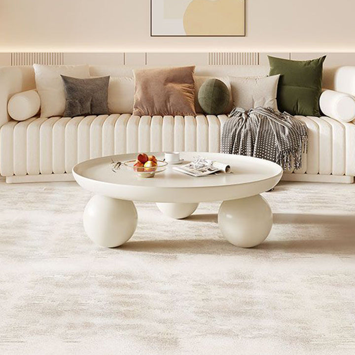 Table basse contemporaine en métal pour salon 