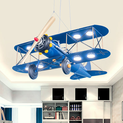 ثريا LED أكريليك للأطفال المعاصرين بتصميم الطائرات لأجهزة غرف النوم 