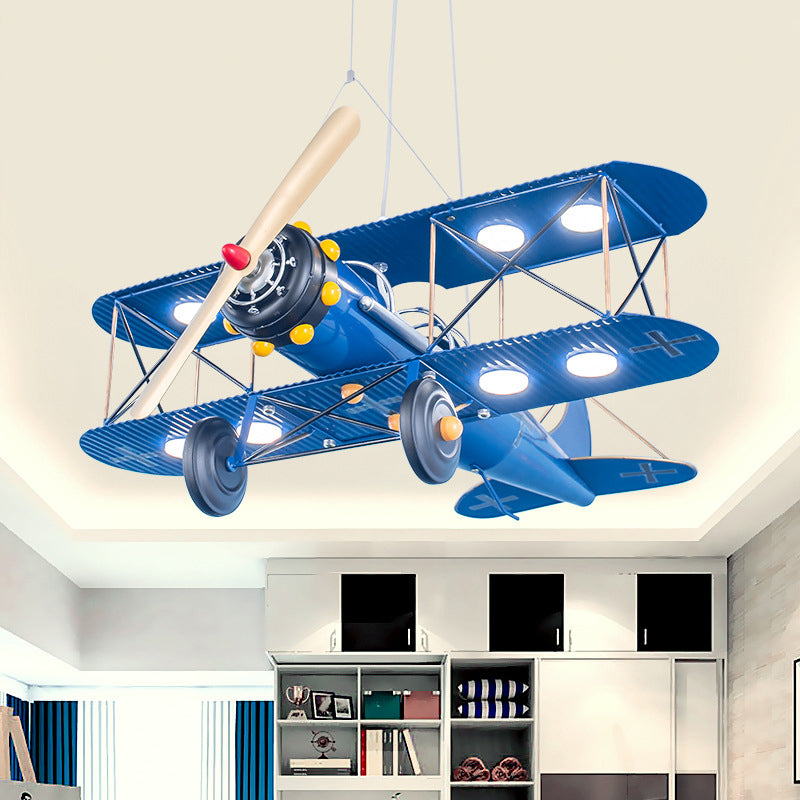 ثريا LED أكريليك للأطفال المعاصرين بتصميم الطائرات لأجهزة غرف النوم 